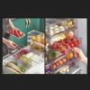 2 Pack Stackable Refrigerator Organizer Bins with Pull-out Drawer, for Freezer, Cabinet, Kitchen, Pantry Organization (Size : 33.5x11.5x12cm) view 4