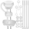 cleaning brush mugs cup spill proof stopper spill stopper leakproof stopper straw 3 piece set view 3