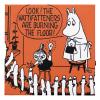 Toyo Case LED Canvas Art Moomin Series W 7.9 x D 1.0 x H 7.9 inches (20 x 2.5 x 20 cm) LCA-MMN with Sound Sensors (RED) view 1