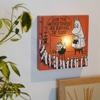 Toyo Case LED Canvas Art Moomin Series W 7.9 x D 1.0 x H 7.9 inches (20 x 2.5 x 20 cm) LCA-MMN with Sound Sensors (RED) view 2
