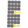 Cabilock 40 pcs Bathroom Non-Slip Stickers Bathroom Stickers Bath Tub Stickers Safety Upholstery Tape Shower Grip Stickers Transparent Duct Tape Household Anti- Child Square Floor Tomorrow view 1