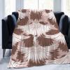 Yinrune Swan Bird Blankets Pink Tassel White Throw Blanket Fuzzy Blanket Super Soft Warm Coral Fleece Blanket for Couch Bed Sofa Cover Chair Great Gift for Friend Men Women 40x50 view 2