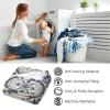 Yinrune Blue Navy Damask Blankets Farmhouse Fuzzy Blanket Throw Decor Plush Super Soft Warm Coral Fleece Blanket for Sofa Chair Living Room Adult and Kids Blanket 60x80 view 4
