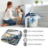 Yinrune Pagoda Chinoiserie Decorative Flannel Fleece Blanket Blue and White Asian Soft Throw Lightweight Air Conditioning Blankets Warmth for Couch Bed Sofa Chair Travelling 40x50 view 4