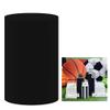 Aerdce Basketball Theme Cylinder Covers for Kids Birthday Parties Black Pedestal Stand Cover Sports Party Favors Tablecloth Decor Plinth Cover Props view 1