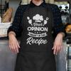 SANDJEST Your Opinion Wasn't In The Recipe Funny Aprons For Women Men Apron with Pockets BBQ Cooking Grilling Aprons For Chef Dad Husband Boyfriend Wife Mom Girlfriend view 4