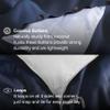 SIJO AiryWeight Tencel Duvet Cover, 100% Lyocell Derived from Eucalyptus, Buttery Soft, Best Cooling Sheets by Architectural Digest (Sapphire, King/Cal King 106"x90") view 4