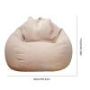 Ayammahic Bean Bag Chair (No Filler) for Kids and Adults | Ultra Soft Bean Bag Seat | Stuffed Animal Storage Bean Bag | Washable Stuffed for Organizing Plush Toys or Textile, Sack Bean Bag view 4