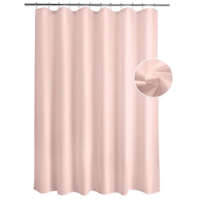 Titanker Waterproof Shower Curtain Liner Fabric, Blush Pink Shower Curtain Liner with Magnets, Cloth Shower Liner Soft, Lightweight, Machine Washable, 70 x 72 Inches