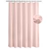 Titanker Waterproof Shower Curtain Liner Fabric, Blush Pink Shower Curtain Liner with Magnets, Cloth Shower Liner Soft, Lightweight, Machine Washable, 70 x 72 Inches view 1