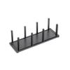 Emuca - vertical plate holder for drawer, 159x468 mm (6,2x18,4 inch), Anthracite grey, Aluminium and Plastic view 1