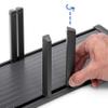 Emuca - vertical plate holder for drawer, 159x468 mm (6,2x18,4 inch), Anthracite grey, Aluminium and Plastic view 4
