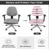 Futuregrace Office Chair Cover Pink Nautical Anchor Geometric Stripes Pattern Computer Chair Covers Stretch Desk Chair Slipcover Protector Removable Washable Seat Cover fot Office Chair view 2