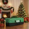 Christmas Tree Storage Bag - Fits Up 8 Ft Tall Artificial Trees - Heavy Duty Holiday Storage bag with Durable Reinforced Handles & Zipper & Transparent Pocket - 600D Oxford Container, Green view 2