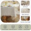 Alsoo Waterproof Tablecloths for Rectangle Tables Rustic Plaid Tablecloth Cotton Linen Cloth Wrinkle Free Table Cloths for Parties, Kitchen Dining, Holiday, Christmas (8-10 Seats, 55"x106") view 4