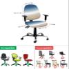 Futuregrace Office Chair Cover Blue Khaki Gradient Computer Chair Covers Stretch Desk Chair Slipcover Protector Removable Washable Seat Cover fot Office Chair view 4
