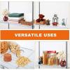 Catalina Creations EFINE 3-Shelf Shelving Unit Unit with 3-Shelf Liners,Adjustable Storage Shelves,Heavy Duty Organizer Wire Shelving Rack for Pantry Closet Kitchen Basement view 2