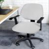 Futuregrace Office Chair Cover Solid Color Light Gray Computer Chair Covers Stretch Desk Chair Slipcover Protector Removable Washable Seat Cover fot Office Chair view 3