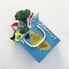 Corsica France Creative Map Gift Bag Refrigerator Magnet Travel Souvenir 3D Fridge Decoration Magnetic Sticker Craft Collection view 4