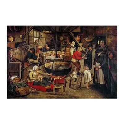Pieter Brueghel the Younger(5)Wall Art Picture Modern Painting Print on Canvas Pictures for Bedroom Dining Room Kitchen Home Decoration Gift Canvas Prints for Wall Decor,Unframed,20x28in,50x70cm