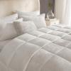 HYPREST Velvet Comforter King,3 Pcs Luxury Elegant Velvet Duvet,Ultra Soft White Bedding Comforter Sets view 1