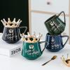 Arawat Queen of Everything Mug with Lid Crown Queen Elizabeth Mugs 12 oz Ceramic Cup Birthday Gifts for 20 30 40 50 60 70 80 90 Women Gift for Women Girls Mom Friend Valentine's Day Gifts for Women view 2