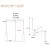 Adjustable Wardrobe Clothes Rail - Pull Down Hanger Bar, Steel Sliding Trouser Rack Rod, Pull-Down Clothes Organizer With Soft Slides, Easy Install Wardrobe Organizer, Fits Most Wardrobes ( Color : A view 2