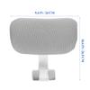 Homoyoyo Chair Office Headrest Universal Attachment: Office Chair Headrest Attachment Ergonomic Computer Head Pillow Neck Support for Plush Height Adjustable, White view 3