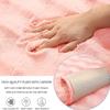 Sofa Slipcover Corner 3/2/1/4 Seater Sofa Cover, Non-Slip Sofa Cover, Luxury Rabbit Plush Sofa Covers, Super Soft Faux Fur Furniture Protector for Sectional Couch (Pink,70x90cm) view 4
