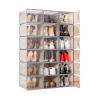 Shoe Boxes Stackable Shoe Storage Box, Transparent Plastic Shoe Boxes, Shoe Organizer Containers with Lids for Women/Men, Easy to Assemble (Color : 18pcs) view 1