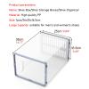 Shoe Boxes Stackable Shoe Storage Box, Transparent Plastic Shoe Boxes, Shoe Organizer Containers with Lids for Women/Men, Easy to Assemble (Color : 18pcs) view 3