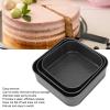 3Pcs Non-Stick Springform Pans Set,Cake Square Pan Sets for Baking,Springform Cake Pan Square Removable Bottom Leakproof Cheesecake Pan for Cheesecake Pizza Bread(22/24/26cm) view 3