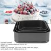 3Pcs Non-Stick Springform Pans Set,Cake Square Pan Sets for Baking,Springform Cake Pan Square Removable Bottom Leakproof Cheesecake Pan for Cheesecake Pizza Bread(22/24/26cm) view 4