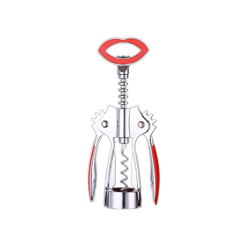 CAFFIA Wine Bottle Opener-Multifunctional Winged Corkscrew and Beer Bottle Cap Remover-Waiters Cork Remover-Zinc alloy-For Restaurant Kitchen, Bars-Bartenders, Home Use