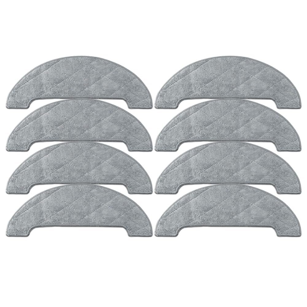 Replacement Main Side Brush Hepa Filter Dust Bag Mop Rag Cloth Compatible with Arnagar S8 Pro Robot Vacuum Cleaner Accessories (8 Mop)