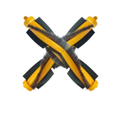 INXKED Main Roller Brush Replacement Spare Part Accessory Compatible for Ecovacs Deboot DE55 / DJ35 / DG36 / DE53 / DE6G (Size : 2 Pcs)