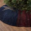 Christmas Tree Skirt,Texas State Flag on Rustic Old Wooden Star 48 in Xmas Tree Skirt Christmas Tree Decorations Gifts Home Decor Holiday Party view 2