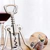 CAFFIA Multifunctional Wine Bottle Opener, Wine Corkscrew for all Cork Stoppered and Beer Cap Bottles, Used in Kitchen Chateau Restaurant Bars for Wine Enthusiast and Waiters view 3