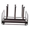 UPKOCH Household Iron Cup Holder Rack Upside Down Storage for Mugs Glasses Bottles Premium Iron Drainage Stand for Kitchen Organization Home Decor Coffee Color view 1