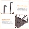 UPKOCH Household Iron Cup Holder Rack Upside Down Storage for Mugs Glasses Bottles Premium Iron Drainage Stand for Kitchen Organization Home Decor Coffee Color view 4