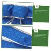 FOMIYES 5Pcs Christmas Ribbon Bows Wrapping Bows Glittering Fabric Bows for Christmas Parties Christmas Trees Crafts Indoor Outdoor Decoration (Blue) view 4