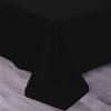 400 Thread Count Luxury King Size, Egyptian Cotton 1 Pc Flat Sheet 100% Egyptian Cotton Premium Long Staple Color Black Solid Pattern view 2