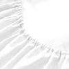 400 Thread Count Luxury California King Size, Egyptian Cotton 1 Pc Flat Sheet 100% Egyptian Cotton Premium Long Staple Color White Solid Pattern view 4