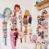 Braids Doll Children Barrettes/Hair Accessories Storage Belt/Wall Hanging Headdress/organizing Display Rack Wall Decoration/ view 2