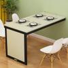 BAHOJAS Wall Mounted Folding Table - Space Saver Wall Desk - Fold Out Kitchen Dining Table, Invisible Bar Desk & Computer Workbench, Wall Mounted Folding Table for Home Office view 1
