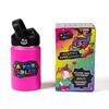 A FOR ADLEY Merch Official Product Adley's Super Cold and Colorful Neon Rainbow Water Bottles For Fun, School, Travel or Anytime You Would Want a Cold Drink (Neon Pink) view 1