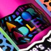 A FOR ADLEY Merch Official Product Adley's Super Cold and Colorful Neon Rainbow Water Bottles For Fun, School, Travel or Anytime You Would Want a Cold Drink (Neon Pink) view 4