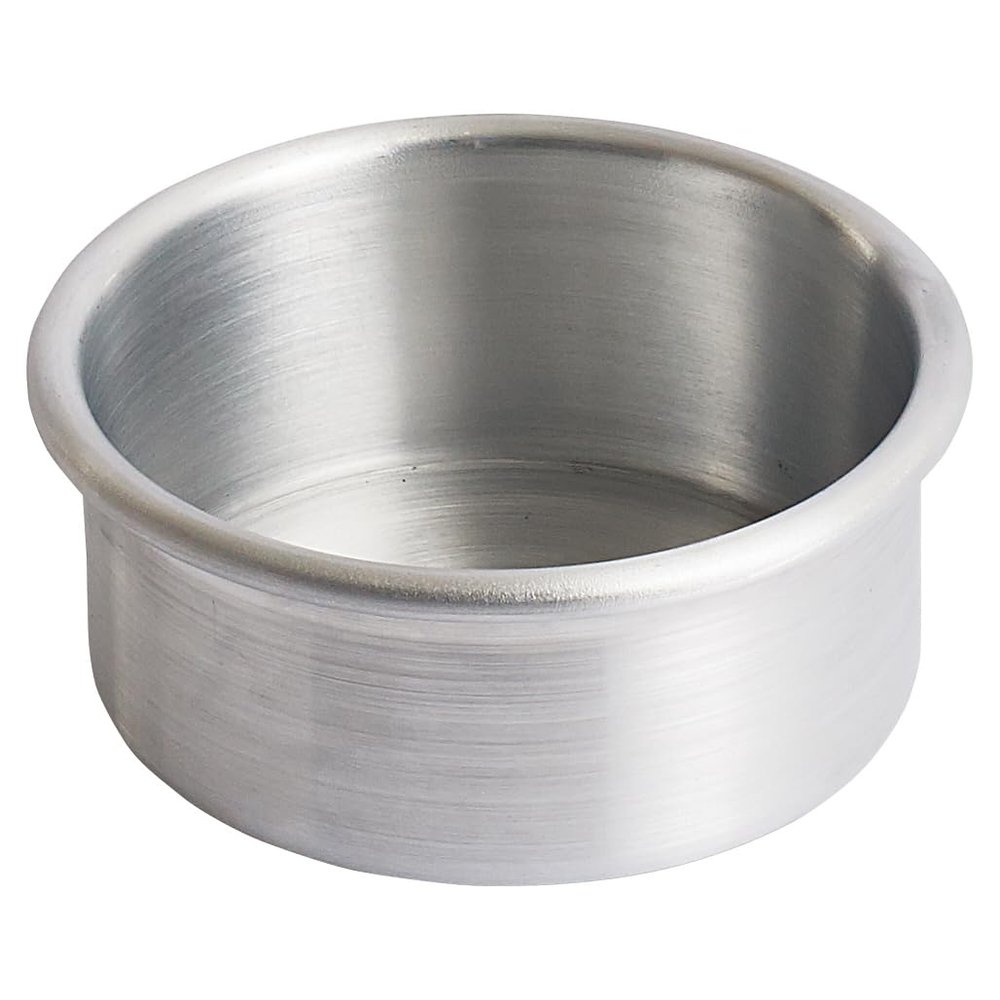Winco 4" x 2" Heavy-Duty Round Aluminum Layer Cake Pan