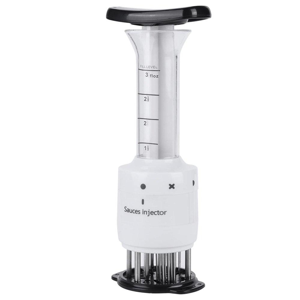Aqur2020 Meat Injector Marinade Accessory with Steakmeat Tools Sauces Tenderizer for Marinated Syringe Meat Injectors