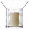LSA International Union Vase/Lantern 20 cm. Clear view 3